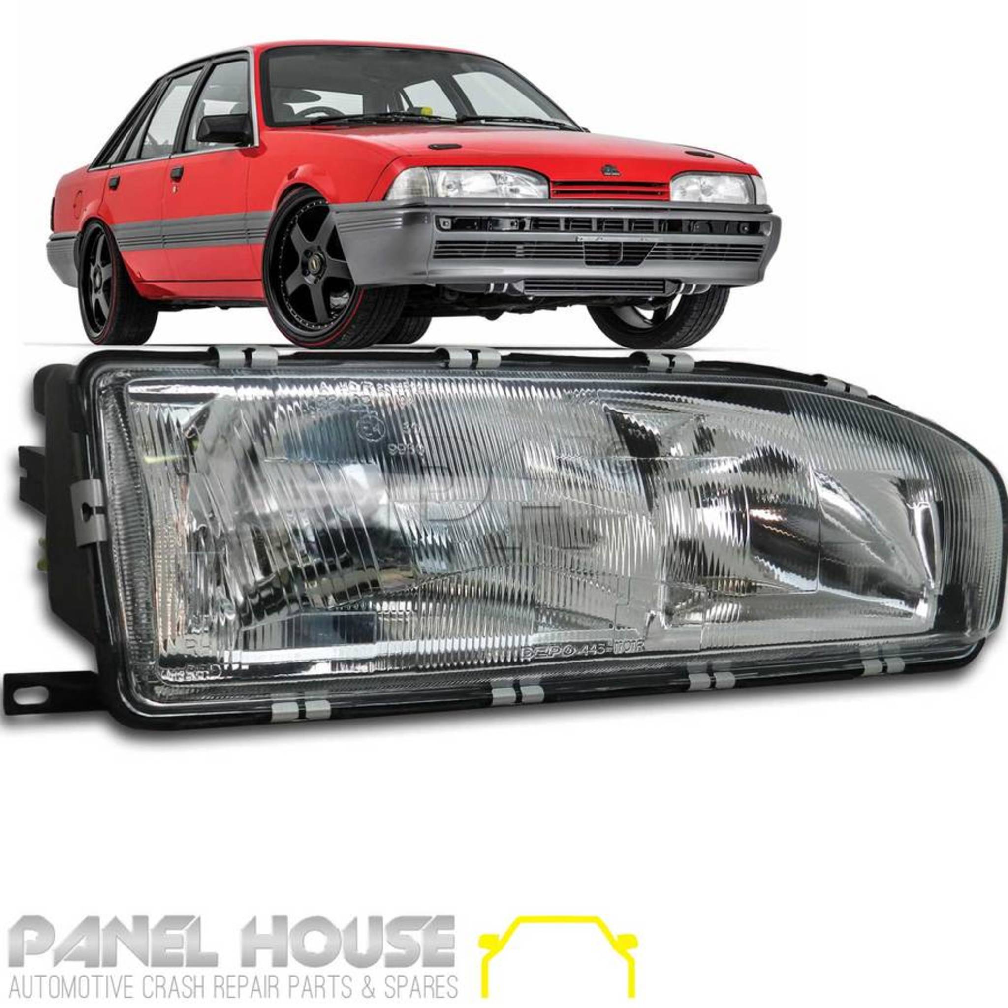 Extremo De Parachoques Delantero Lado Conductor Gris Para Holden Commodore VL 1986-1988 - Compatible Con Calais Y Berlina