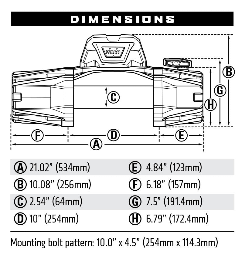 Warn Winch VR Evo 12-S
