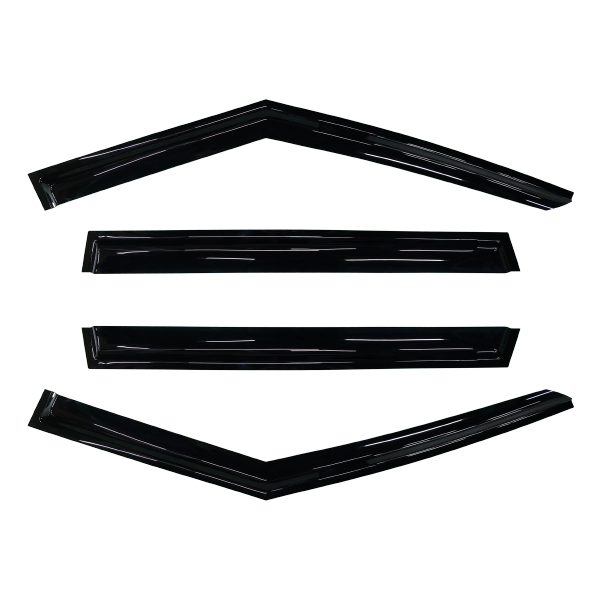 Kia EV9 (MV) SUV 2024-2025 Slimline Weathershields / Window Visors (4-Piece Set)
