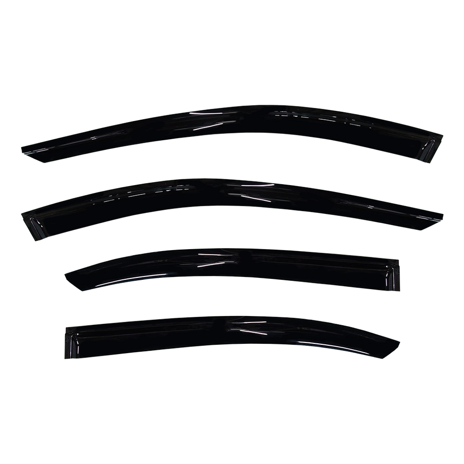 Mercedes-Benz S-Class (W221) Sedan 2006-2011 Slimline Weathershields / Window Visors (4-Piece Set)