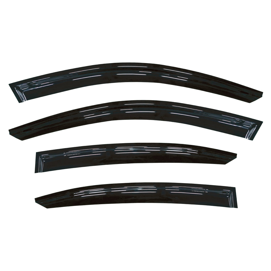 BMW 7 Series (F01) (F01 LCI) SWB Sedan 2009-2014 Slimline Weathershields / Window Visors (4-Piece Set)