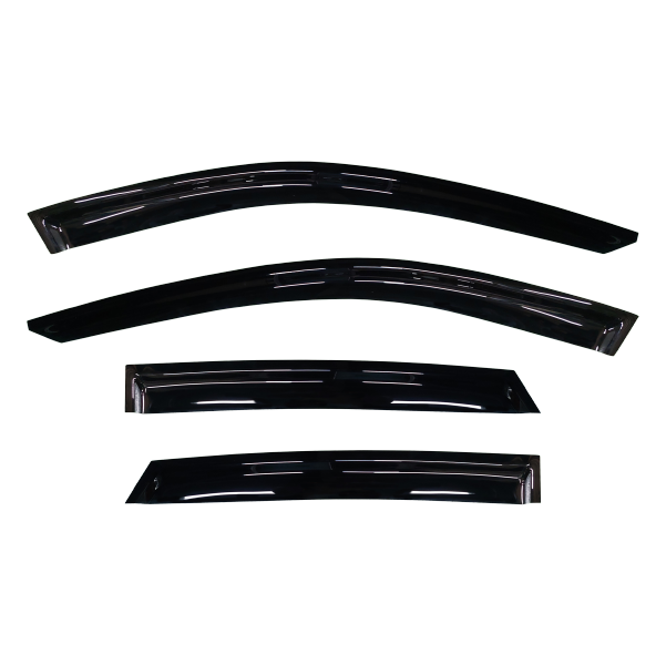 Jaguar F-PACE (X761) SUV 2016-2025 Slimline Weathershields / Window Visors (4-Piece Set)