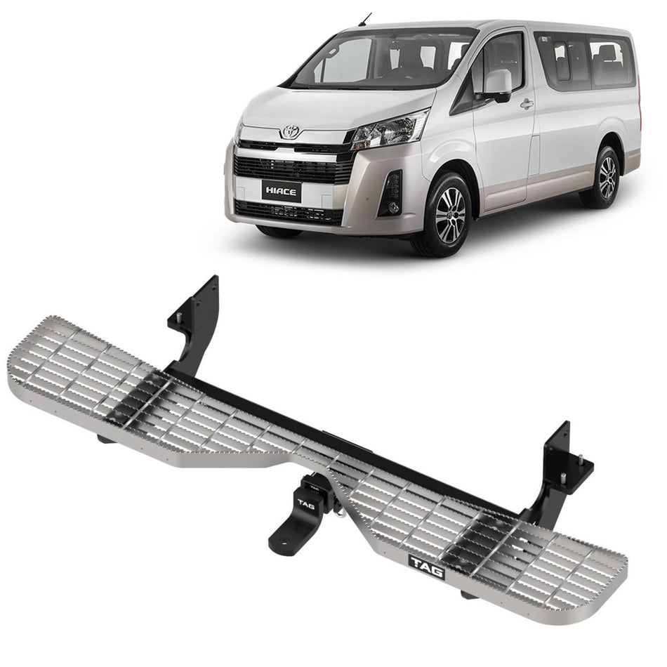 TAG Rear Step & Towbar for Toyota Hiace / Commuter (02/2019 - 07/2025) (No Wiring Harness)