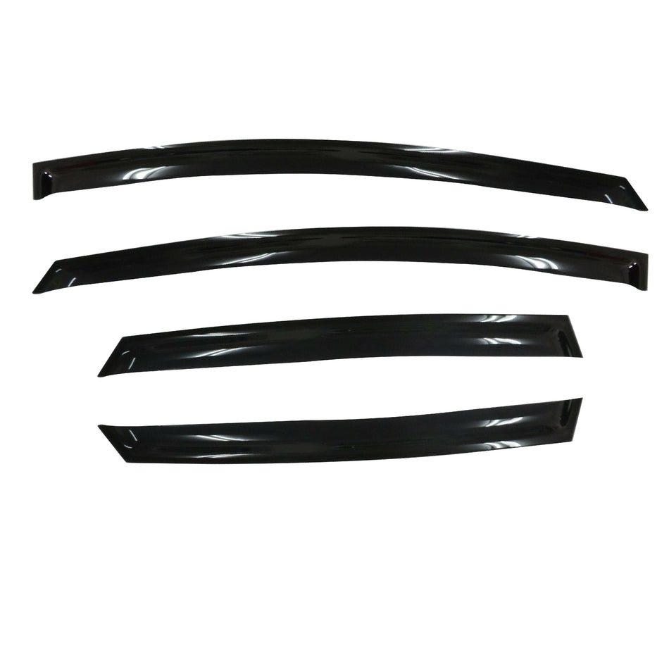 Audi (B8) A4 / S4 Sedan 2009-2015 Slimline Weathershields / Window Visors (4-Piece Set)