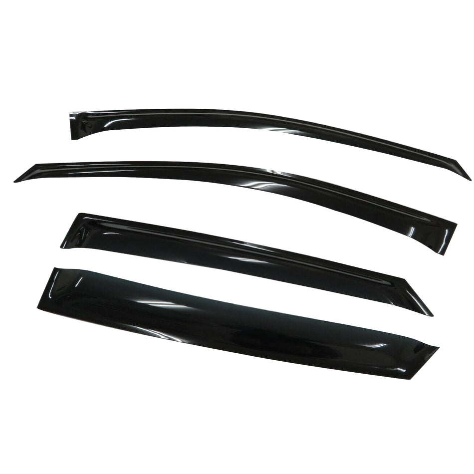 Audi (B8) A4 / RS4 Avant 2009-2015 Slimline Weathershields / Window Visors (4-Piece Set)