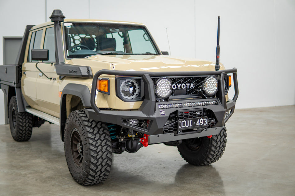 Toro Bull bar, Suitable for Toyota Land Cruiser (facelift) 76, 78, 79 Series, 2024 on