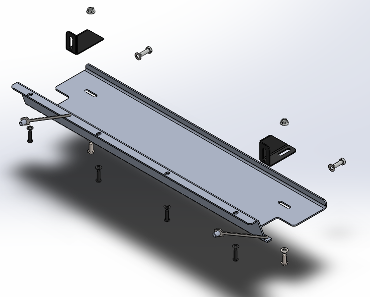 Skid plate, JK Wrangler Bull bar
