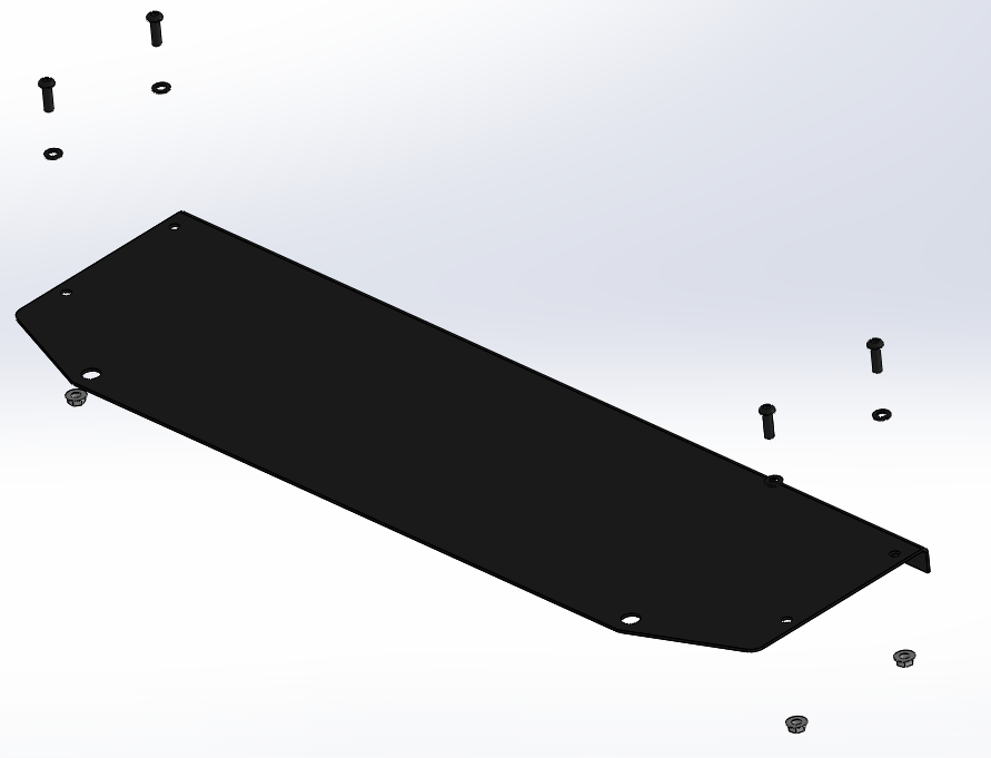 Winch Area Cover Plate (delete), JK, JL, JT Wrangler Bull bar