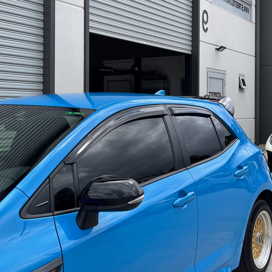 Toyota GR Corolla (E210) Hatch 2022-2025 Slimline Weathershields / Window Visors (4-Piece Set)