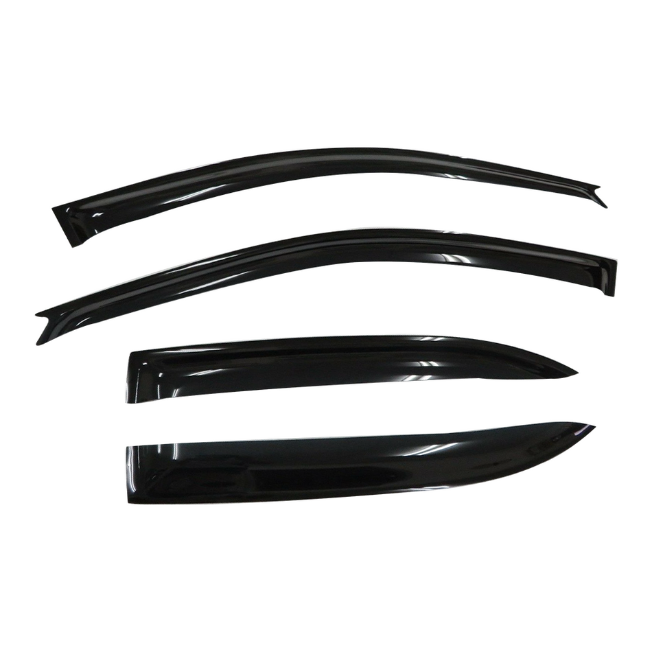 Toyota Corolla (E120) Sedan 2001-2006 Slimline Weathershields / Window Visors (4-Piece Set)