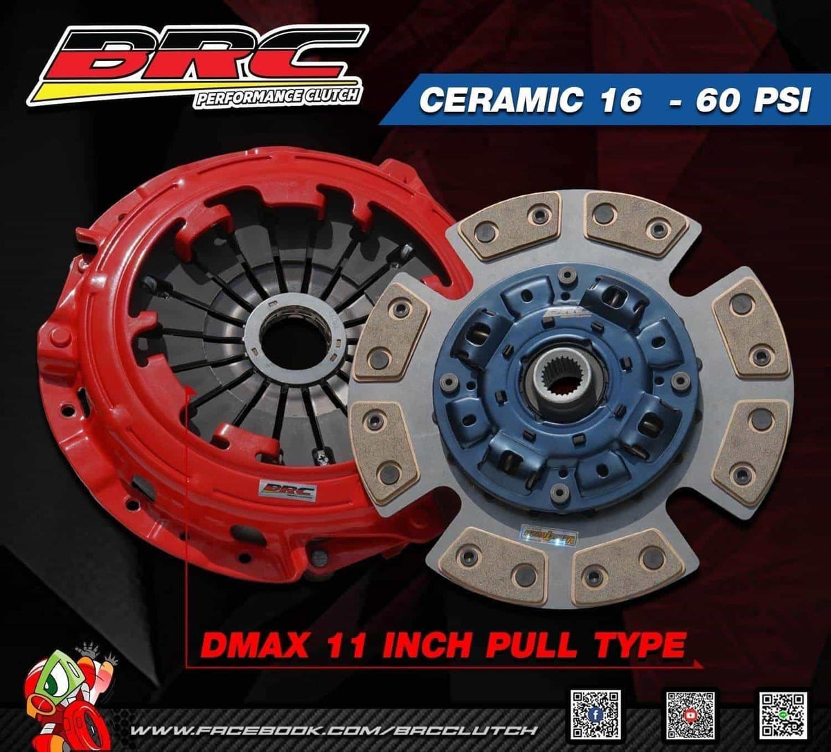 BRC 500HP Pull Type Clutch Kit for Isuzu 4JJ1