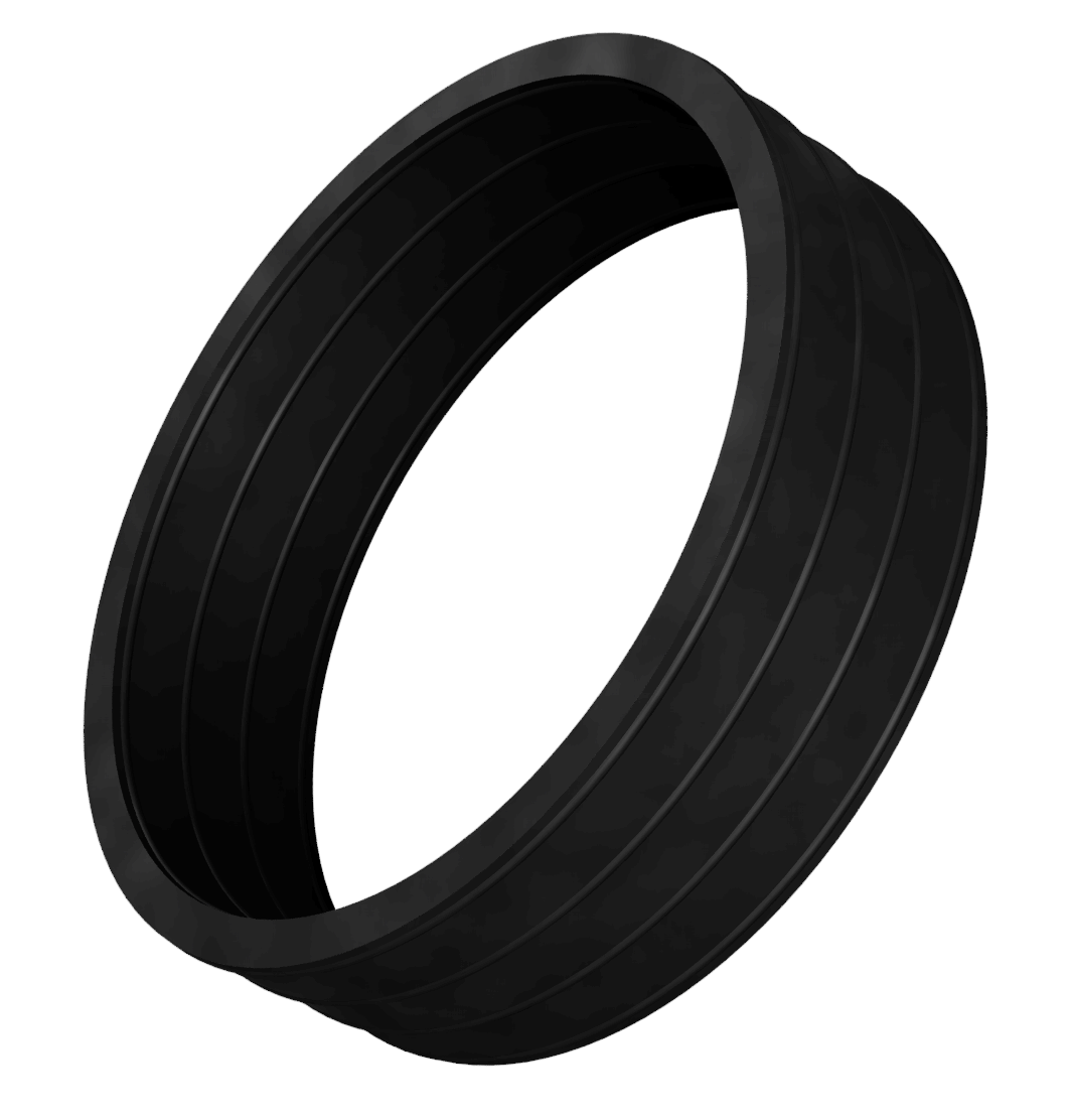 3.5" to 3.2" rubber reducer by Canna Fabrication