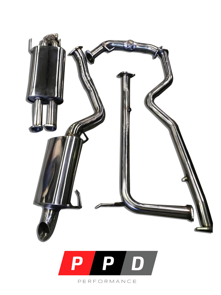 Nissan Patrol (2013-2019) Y62 V8 3' Stainless Steel Cat Back Exhaust System