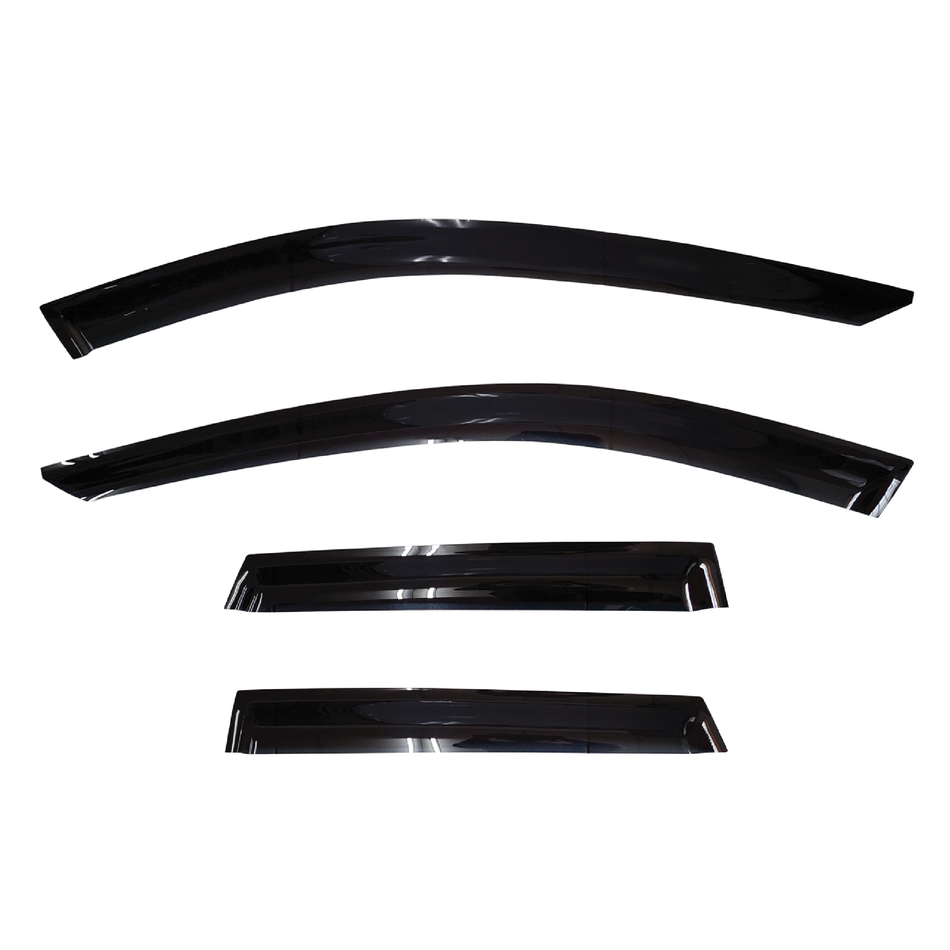 Volvo XC60 (SPA) SUV 2018-2025 Slimline Weathershields / Window Visors (4-Piece Set)