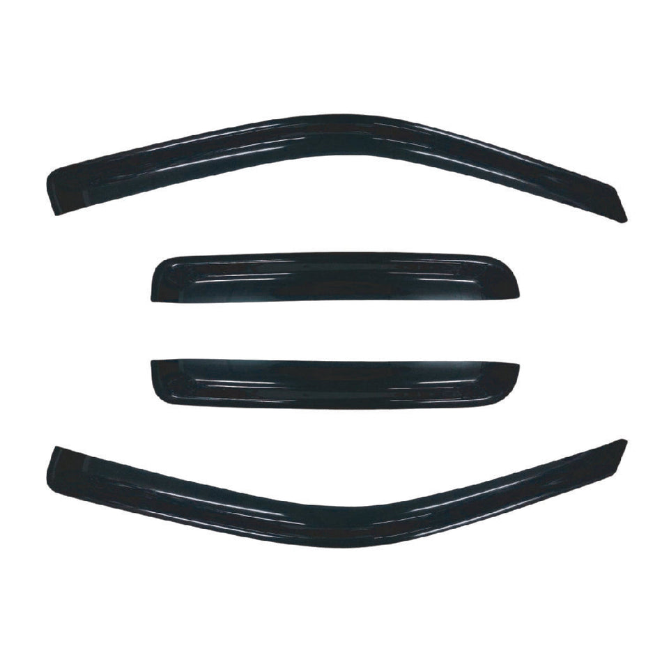 Isuzu D-MAX (RA) (RC) Ute 2002-2011 Slimline Weathershields / Window Visors (4-Piece Set)