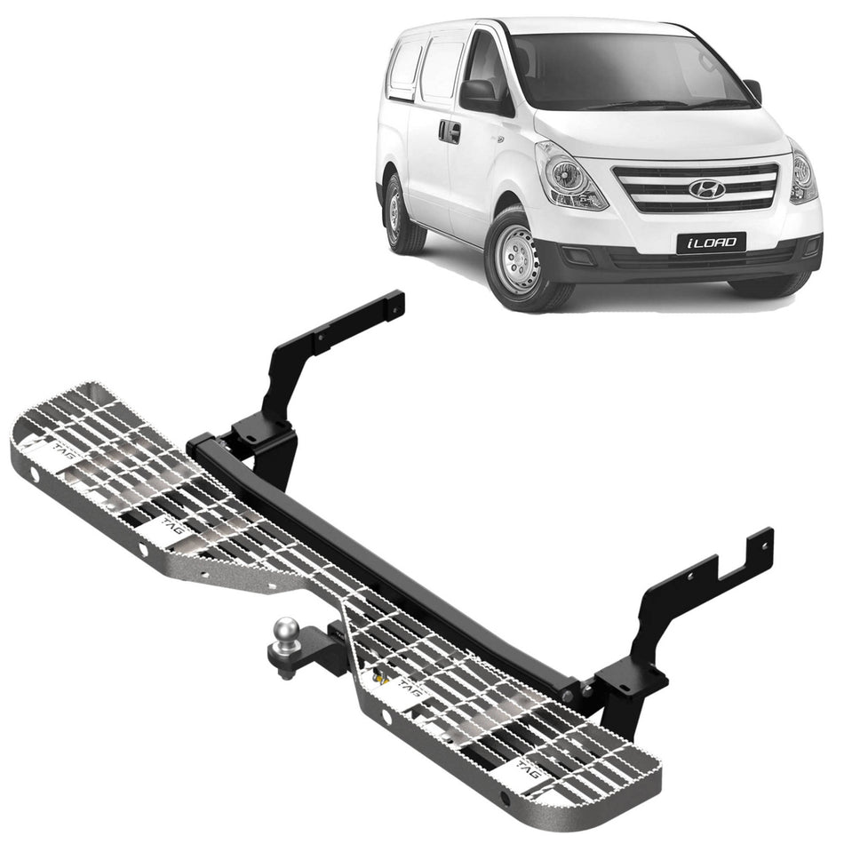 TAG Rear Step & Towbar for Hyundai ILoad / IMax (02/2008 - 06/2021)
