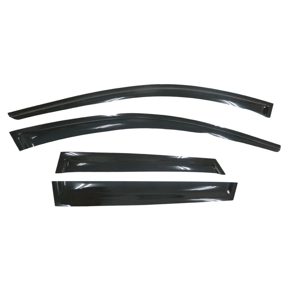 Audi (4L) Q7 SUV 2007-2015 Slimline Weathershields / Window Visors (4-Piece Set)