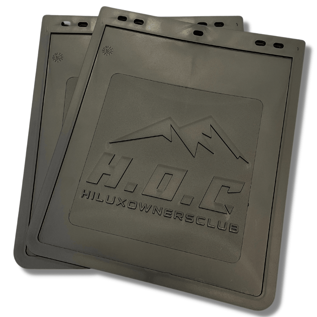 4X4OC™ - HOC Mud Flaps V2 (pair) | Hilux Owners Club - 4X4OC™ | 4x4 Offroad Centre