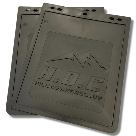 4X4OC™ - HOC Mud Flaps V2 (pair) | Hilux Owners Club - 4X4OC™ | 4x4 Offroad Centre