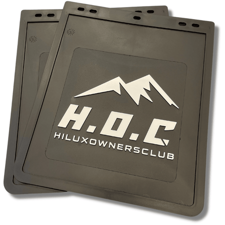 4X4OC™ - HOC Mud Flaps V2 (pair) | Hilux Owners Club - 4X4OC™ | 4x4 Offroad Centre
