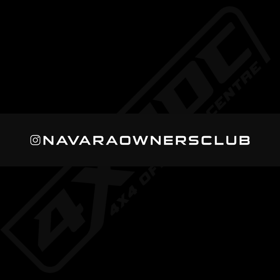 4X4OCβ’ - NOC Instagram Sticker | Navara Owners Club - 4X4OCβ’ | 4x4 Offroad Centre