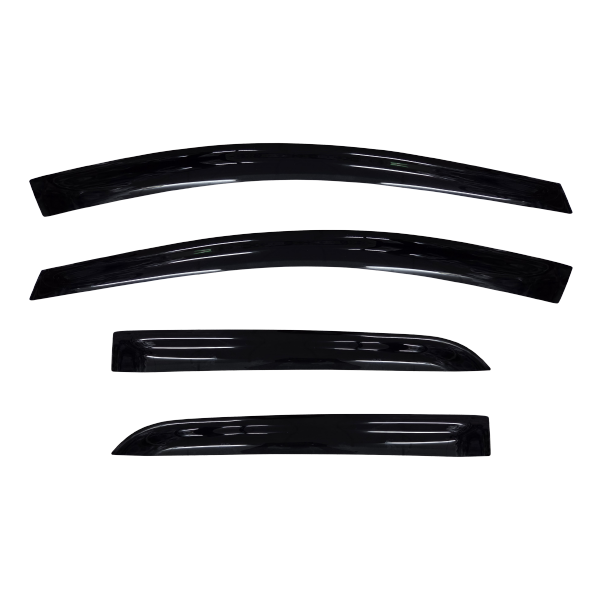Mazda 2 (DE) Hatch 2007-2014 Slimline Weathershields / Window Visors (4-Piece Set)