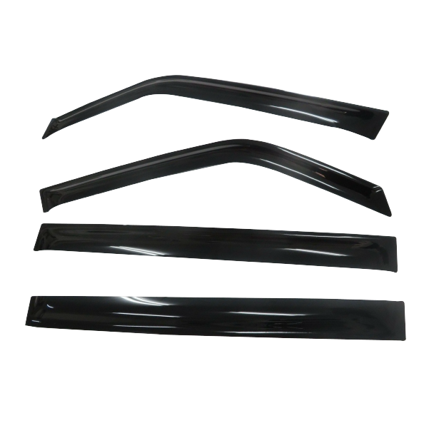 Mitsubishi Pajero (NS) (NT) (NW) (NX) SUV 2007-2021 Slimline Weathershields / Window Visors (4-Piece Set)