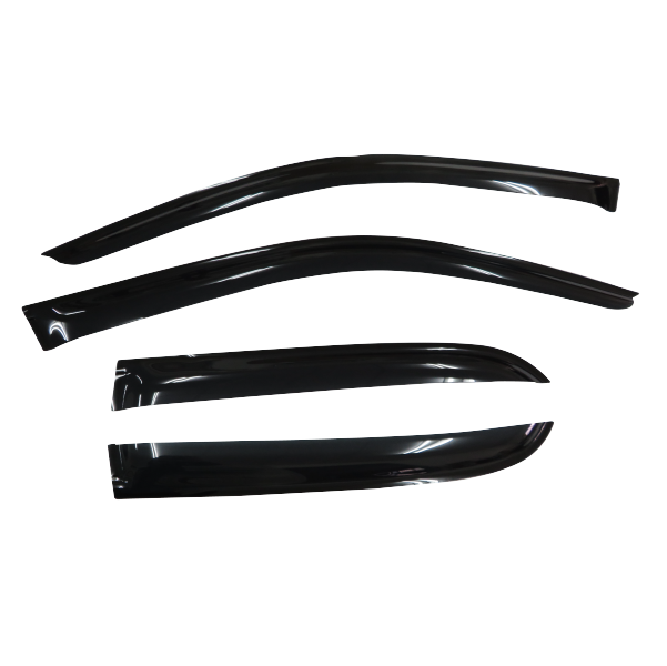 Nissan Micra (K13) Hatch 2010-2015 Slimline Weathershields / Window Visors (4-Piece Set)