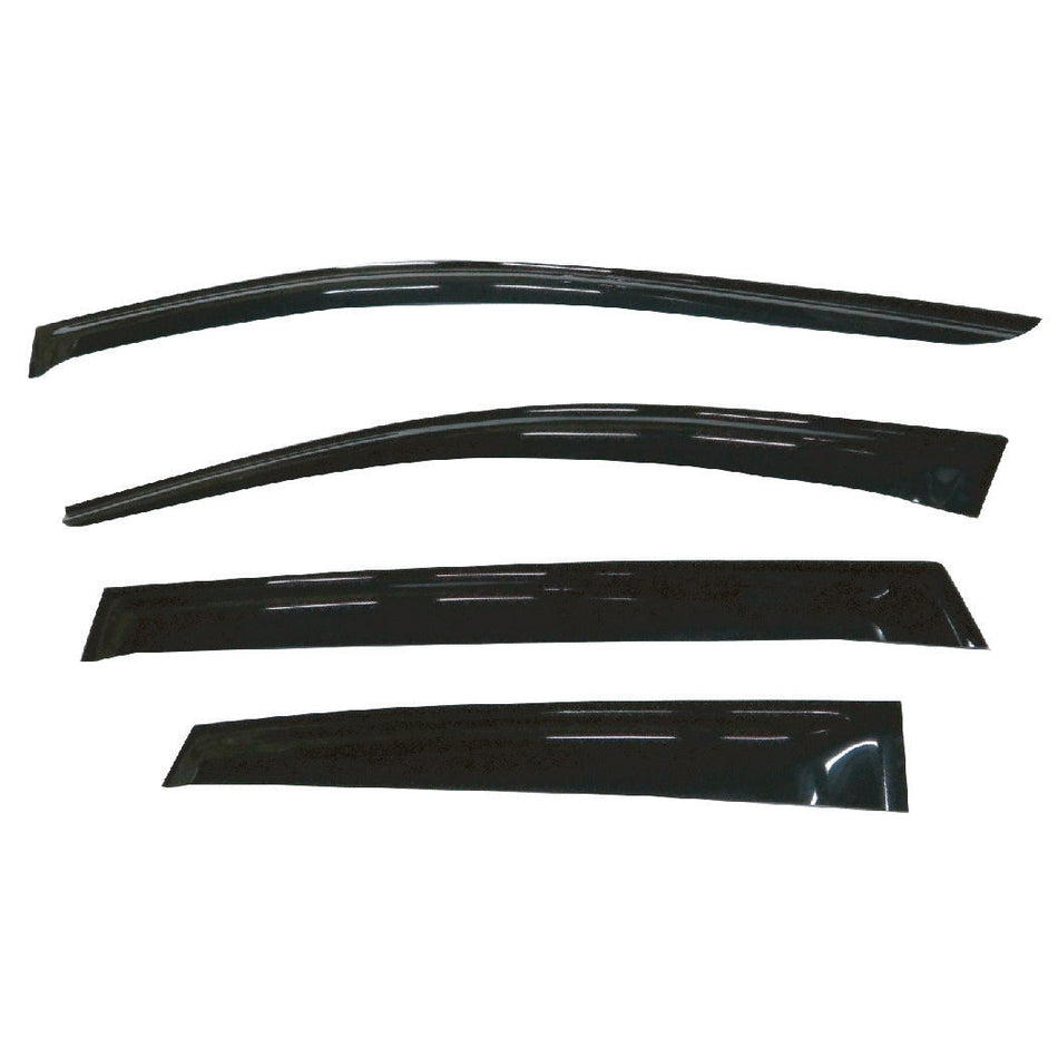 Ford Fiesta (WS) (WT) (WZ) Hatch 2009-2017 Slimline Weathershields / Window Visors (4-Piece Set)