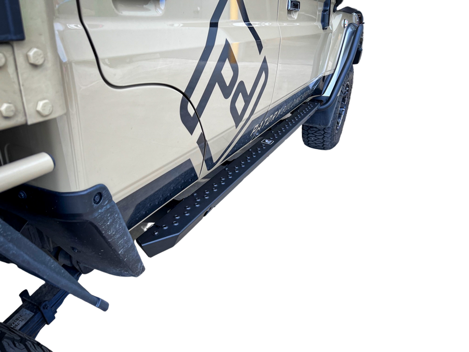 Rock Sliders, suitable for Toyota Land Cruiser 78 and 79 Series, 2007 To 2023 (Does not suit Facelift)