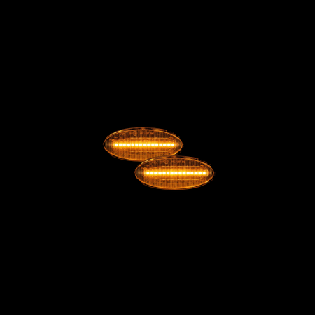 Sequential Side Indicators to suit Mazda 2/3/5/6/BT-50 - sequential LED pair lit