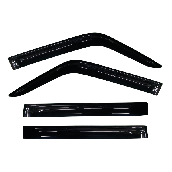 Nissan Patrol (Y61) SUV 1997-2016 Slimline Weathershields / Window Visors (4-Piece Set)