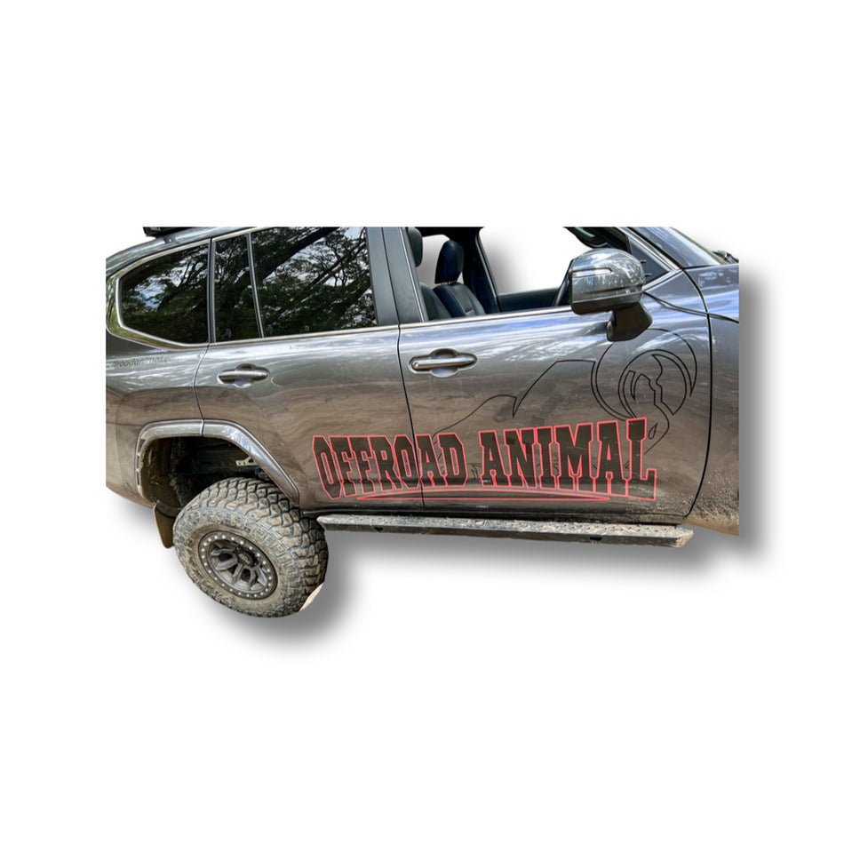 Rock Sliders Welded, Suitable for Toyota Land Cruiser 300 Series, 2022 to Current