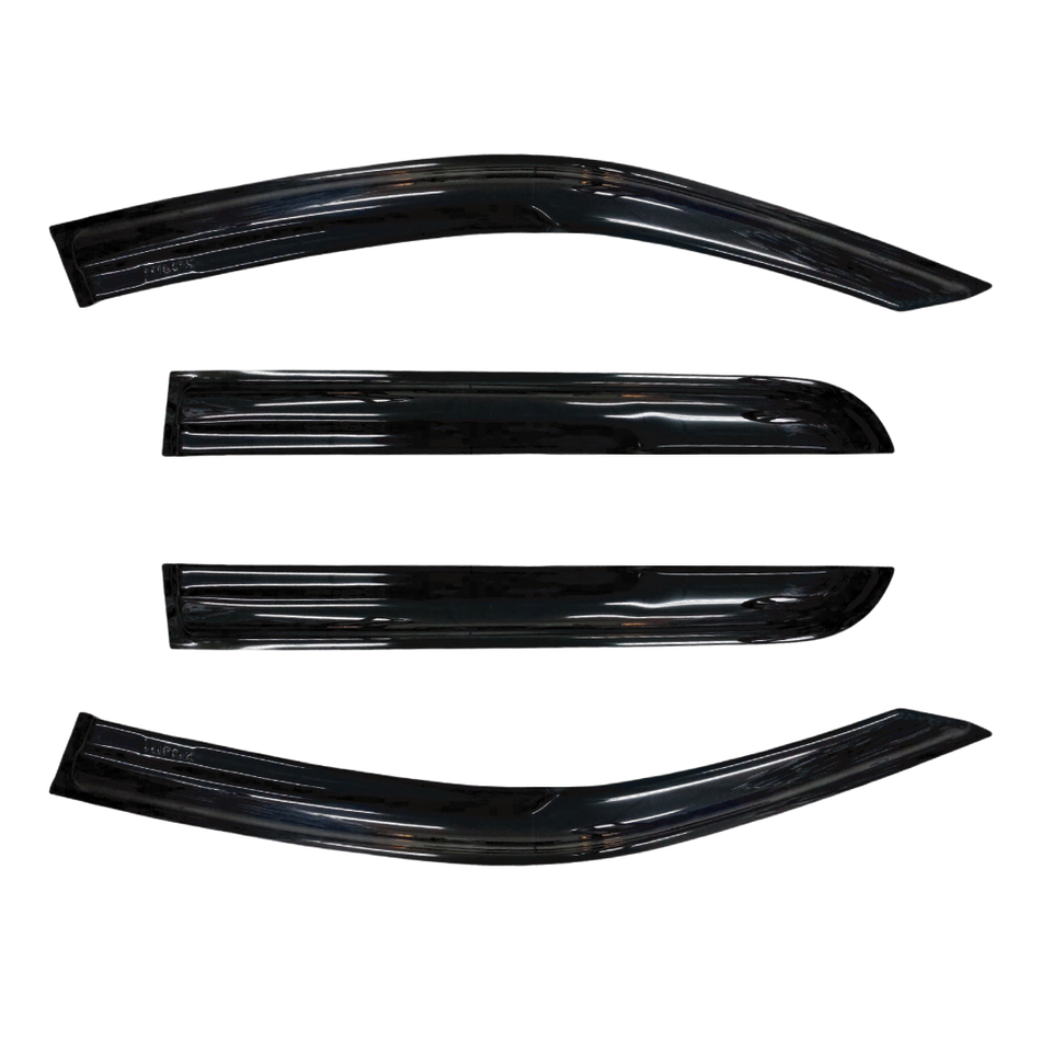Toyota Hilux (AN120) (AN130) Ute 2015-2025 (Injection) Slimline Weathershields / Window Visors (4-Piece Set)