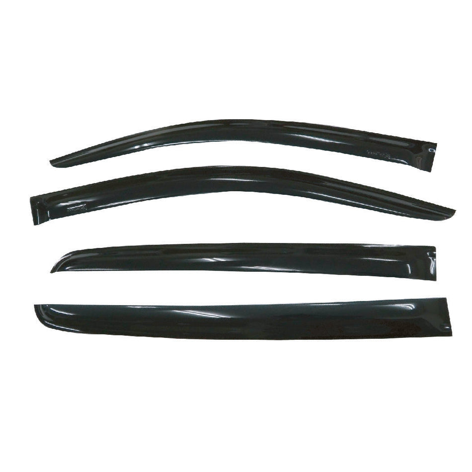 Isuzu MU-X (RF) SUV 2013-2020 Slimline Weathershields / Window Visors (4-Piece Set)