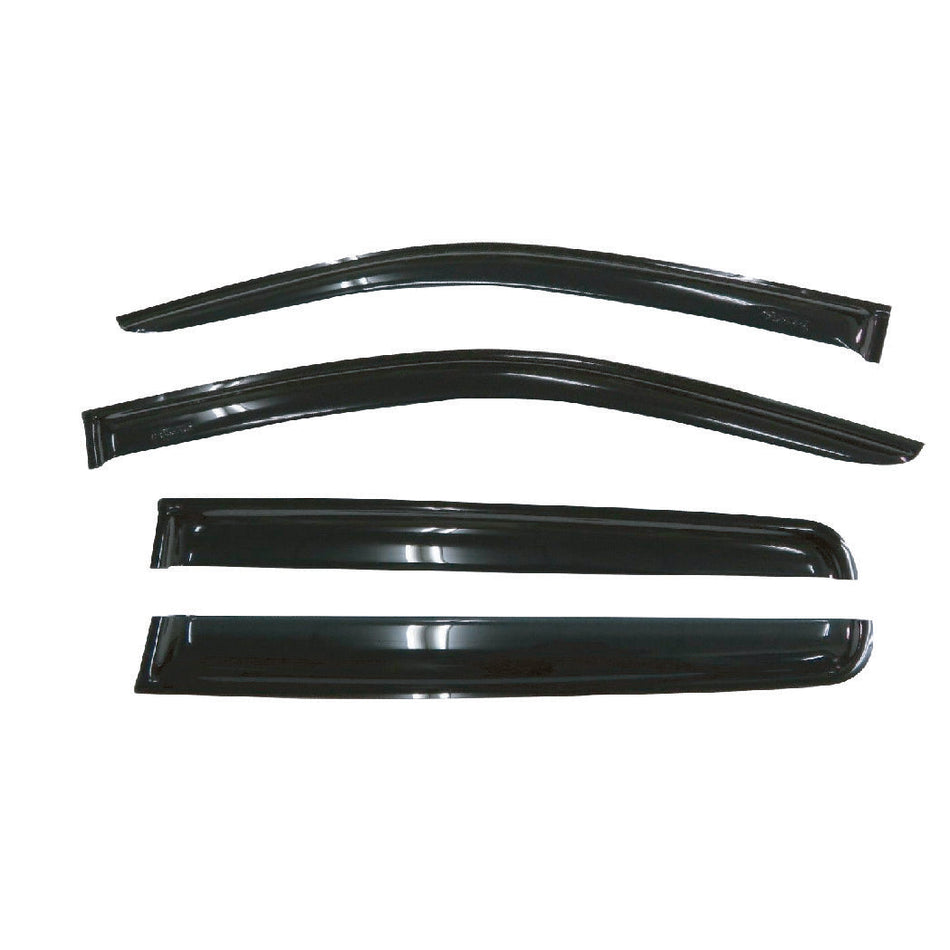 Isuzu D-MAX (RT) Ute 2012-2019 Slimline Weathershields / Window Visors (4-Piece Set)
