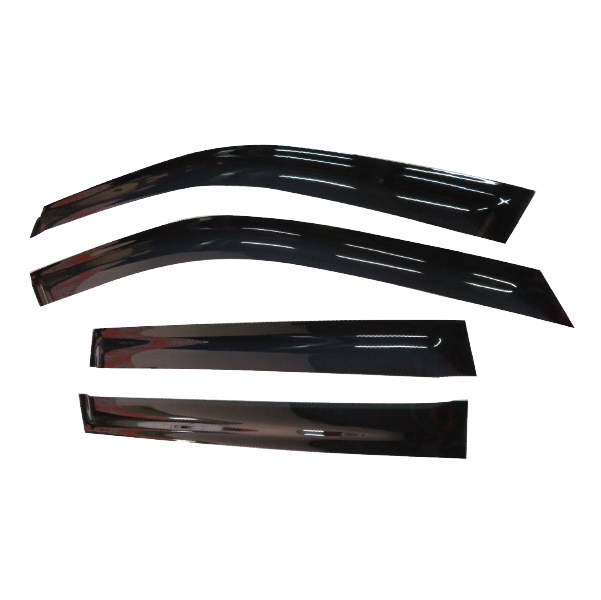 Jeep Compass (M6) SUV 2017-2023 Slimline Weathershields / Window Visors (4-Piece Set)