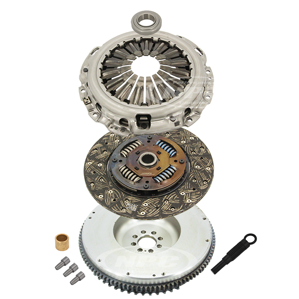 Heavy Duty Organic Clutch Including Solid Flywheel Package