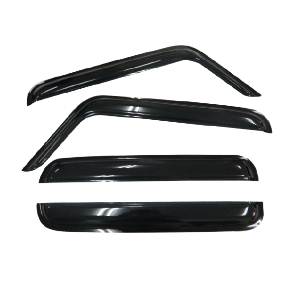 Jeep Wrangler (JK) SUV 2007-2018 Slimline Weathershields / Window Visors (4-Piece Set)