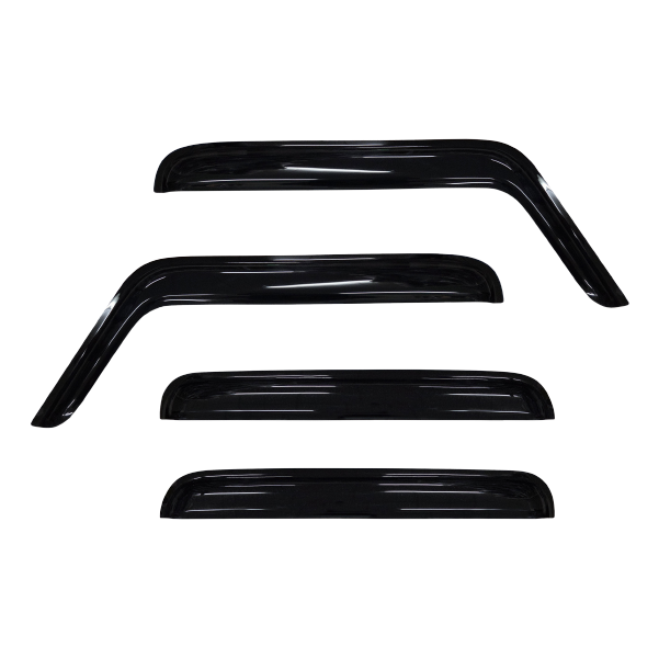 Jeep Wrangler (JL) SUV 2019-2025 Slimline Weathershields / Window Visors (4-Piece Set)