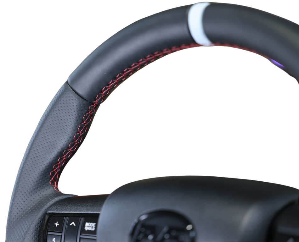 GRS Black Leather Steering Wheel Upgrade Kit for Toyota