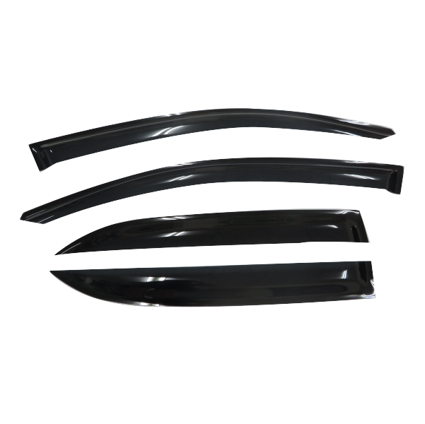Kia Rio (YB) Hatch 2017-2023 Slimline Weathershields / Window Visors (4-Piece Set)
