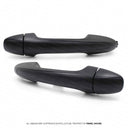 Outer Door Handles Black REAR PAIR Fits Toyota Hilux N80 2015 - 2024 SR TRD ROUGE RUGGED
