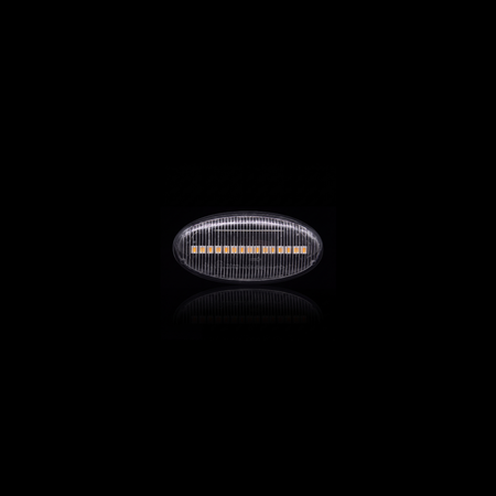 Sequential Side Indicators to suit Navara D23 NP300 - clear lens