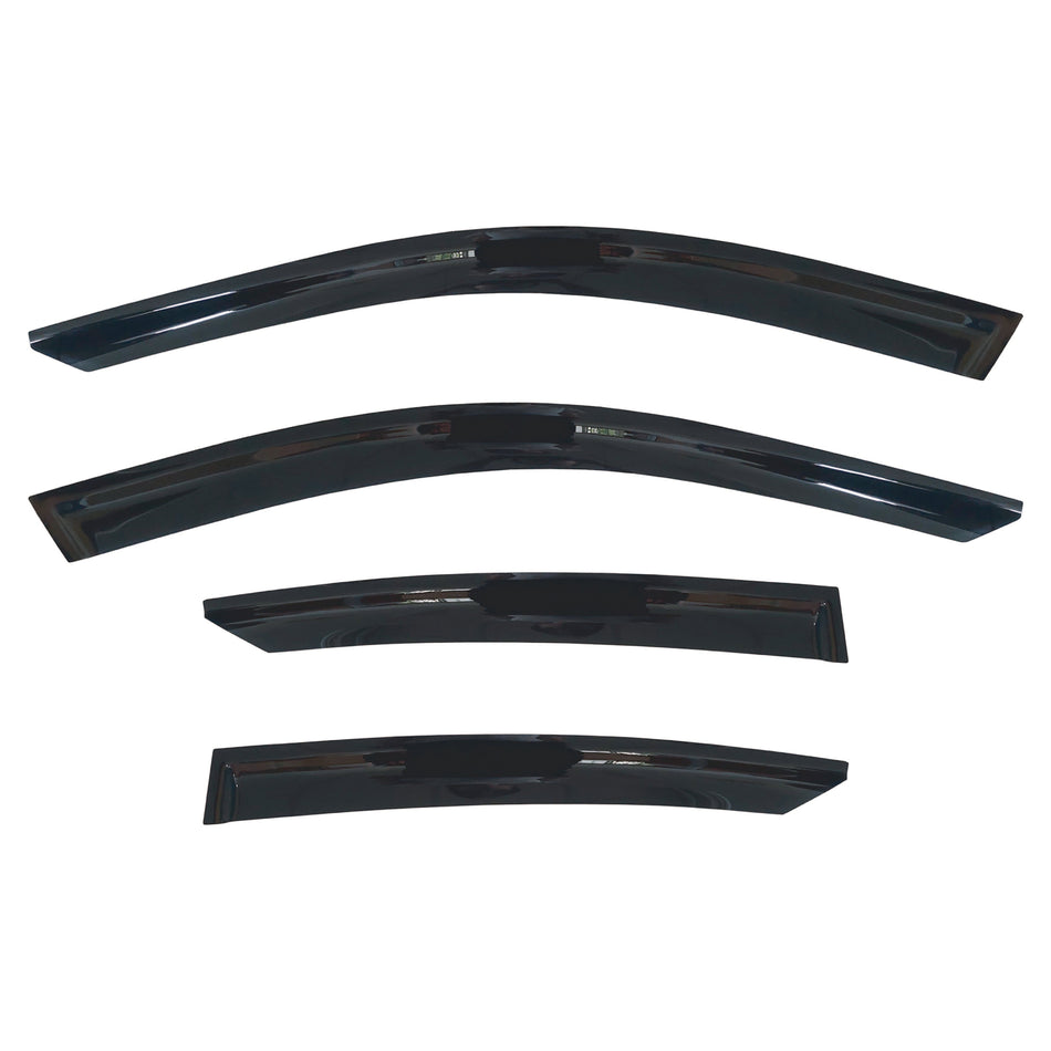 BMW 5 Series (G30) (G30LCI) / M5 (F90) (F90LCI) Sedan 2017-2023 Slimline Weathershields / Window Visors (4-Piece Set)