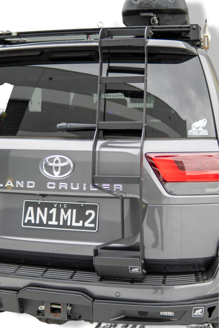 Rear door ladder to suit LC300 Toyota Landcruiser 2021 on
