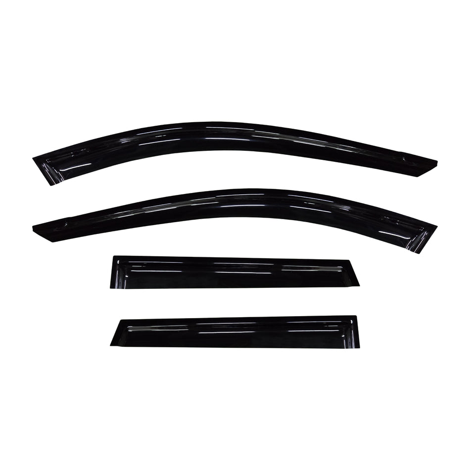 Audi (8P) A3 / S3 Hatch 2004-2012 Slimline Weathershields / Window Visors (4-Piece Set)