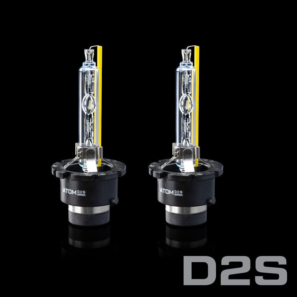 ATOM™ D2S HID/Xenon Headlight Globes 6000K Globes (Pair)