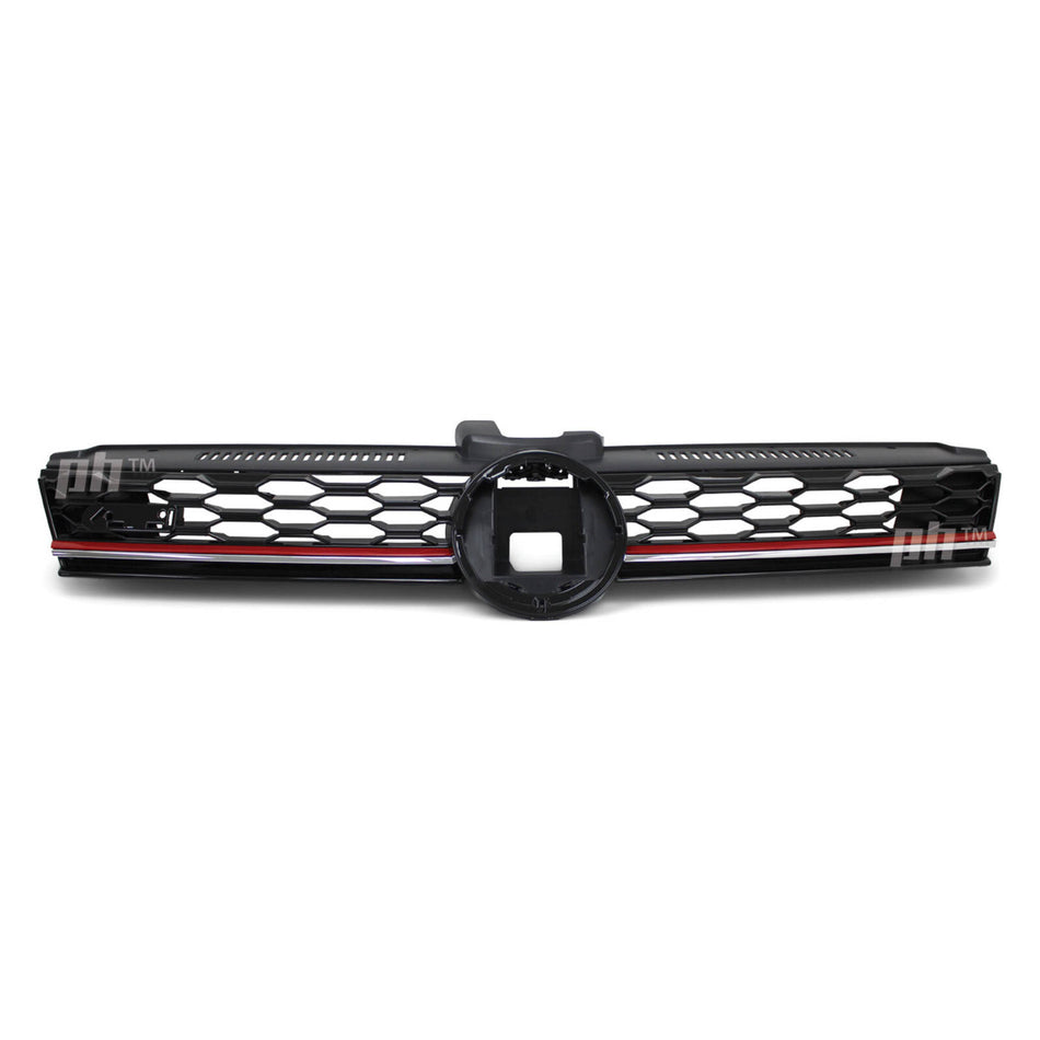 Grill Gloss Black GTi Style fits Volkswagen Golf 7.5 GTi 2017 - 2020