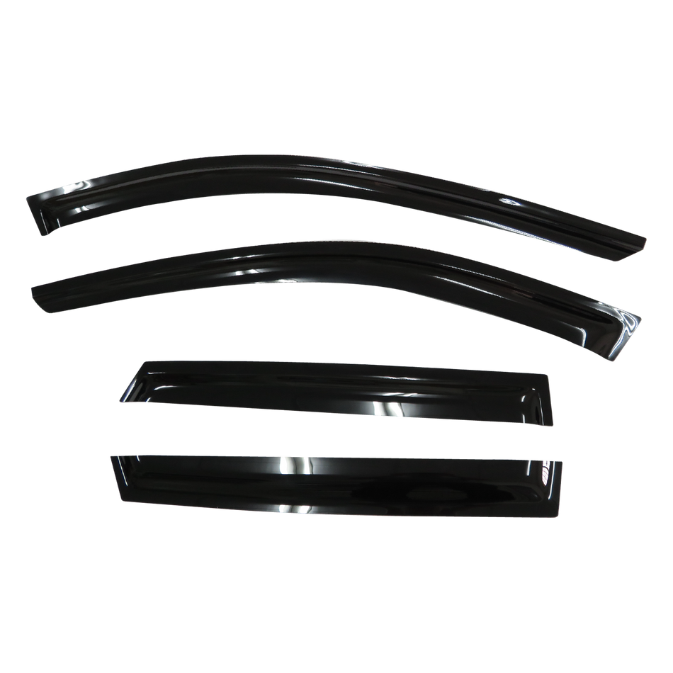 BMW X1 (F48) (F48 LCI) SUV 2016-2022 Slimline Weathershields / Window Visors (4-Piece Set)